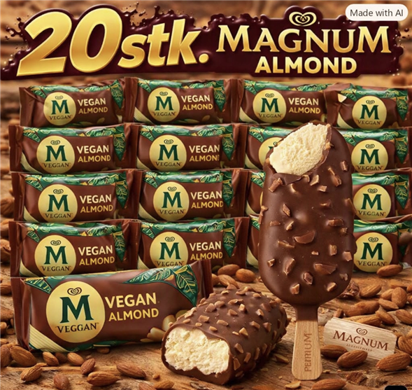 Magnum vegan Almond